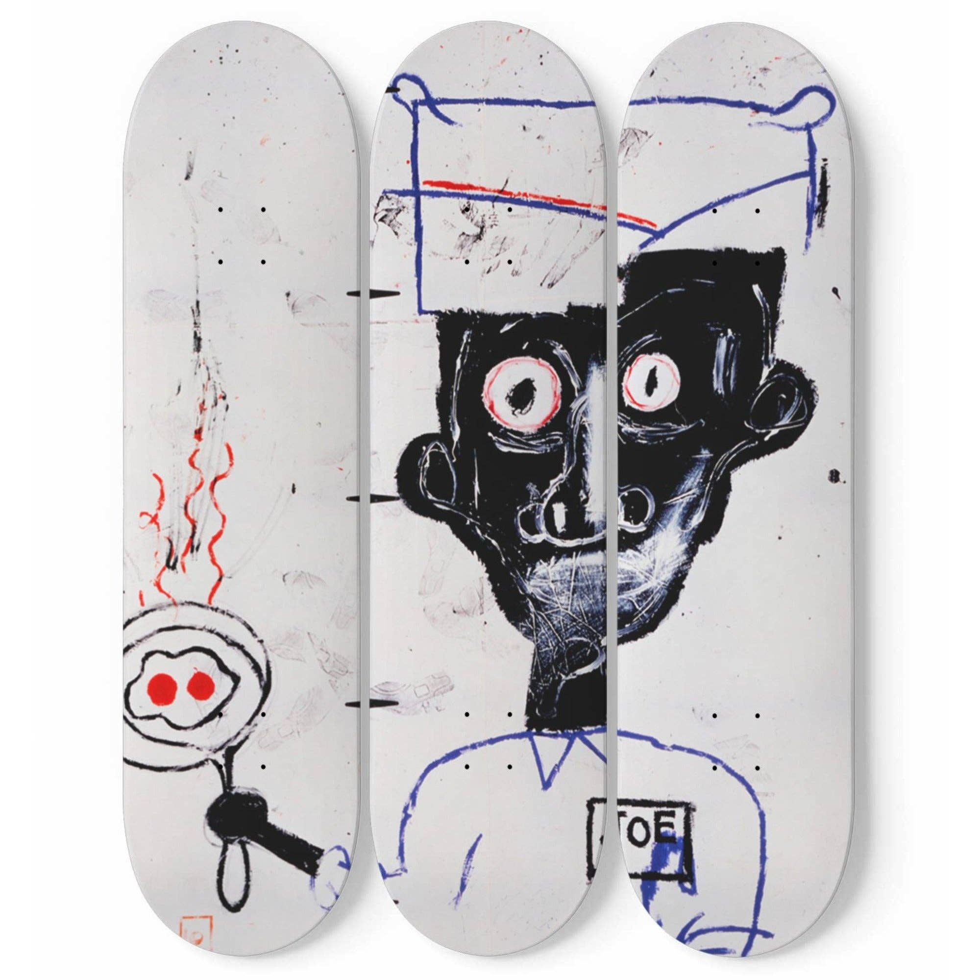 Wholesale Jean-Michel Basquiat, 'Eyes and Eggs' | Skateboard Wall
