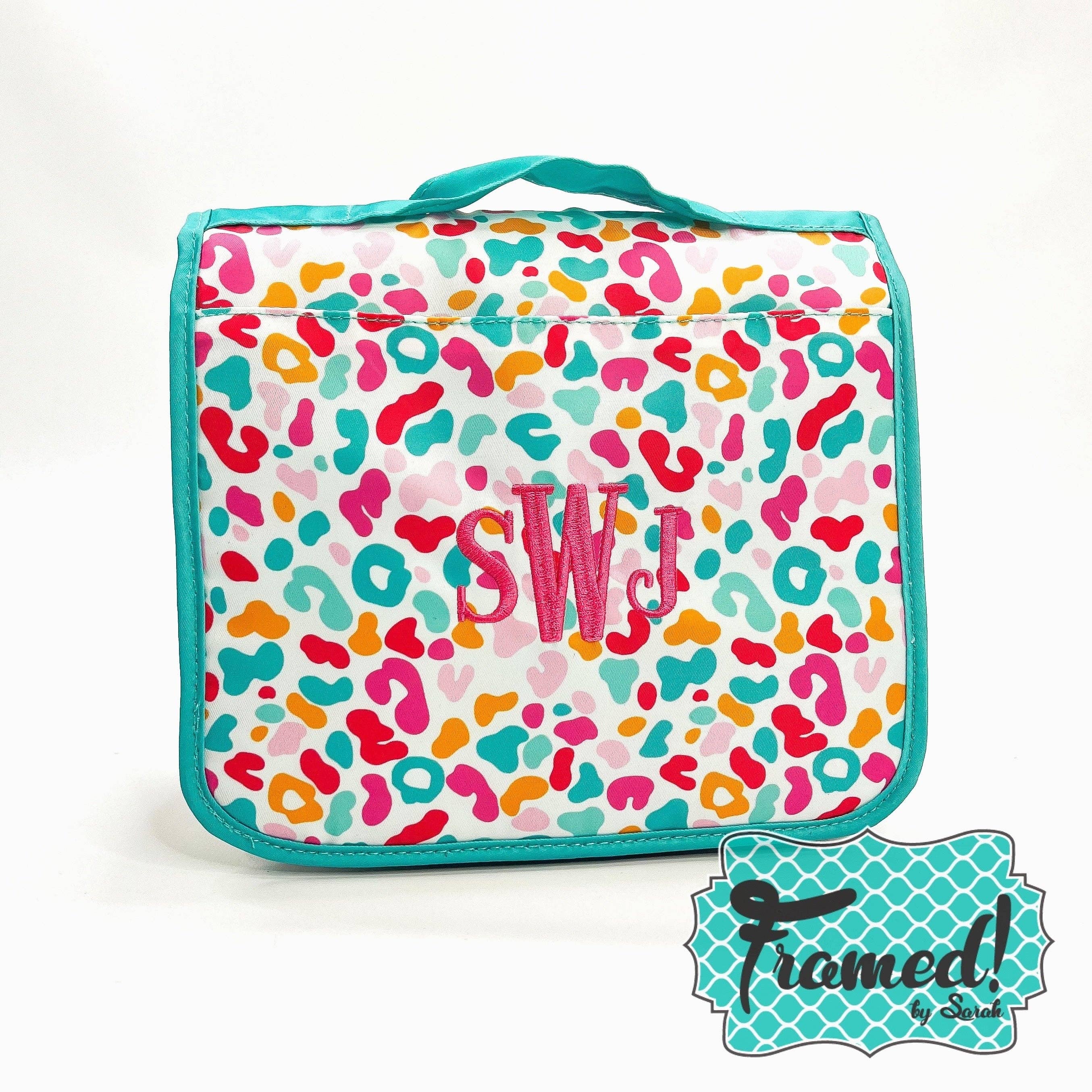 Framed By Sarah - Wholesale Toilettasset - Dames - Kleurrijke Reistoilettas om op te Hangen