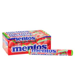 L&F Universal Goods - Wholesale Mints - Mentos Strawberry Roll 15/1.32OZ0