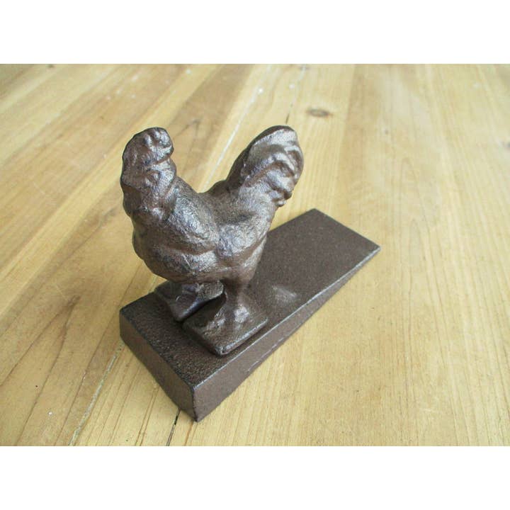 Midwest Craft House - Wholesale Door Stop - CAST IRON ROOSTER DOOR STOP