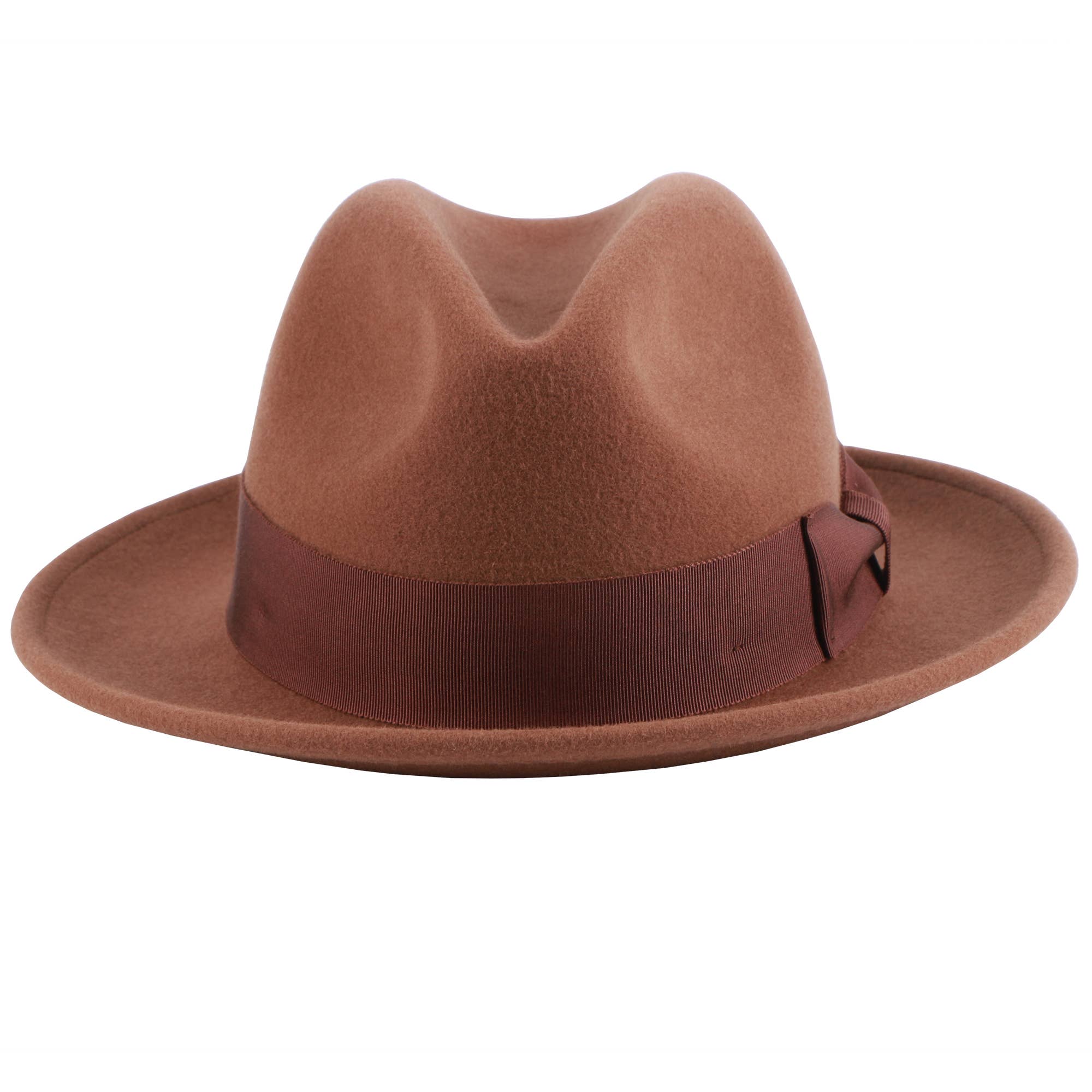 American Hat Makers - Wholesale Fedora - Unisex - Crushable Wool Felt Pinch Front Hat - Style Pablo13