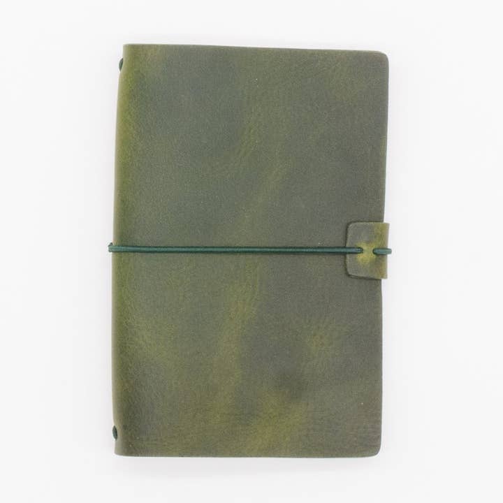 Pocket-Size Leather Traveler Notebook Cover, 3 Notebooks for wholesale by Arbor Trading Post