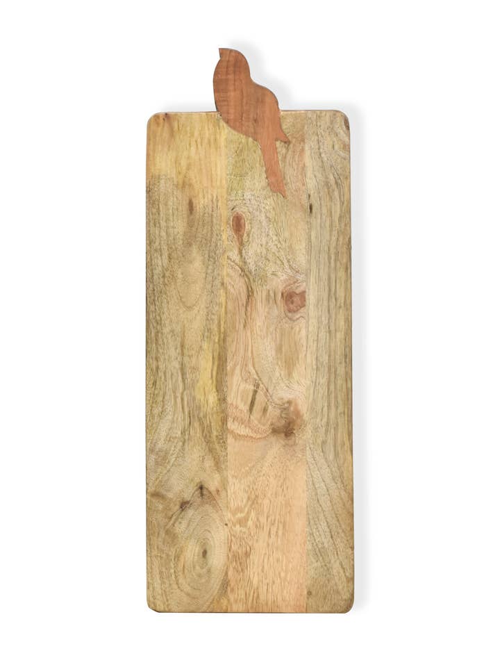 Bird Mango Wooden Cheese Platter for wholesale by Tiramisu