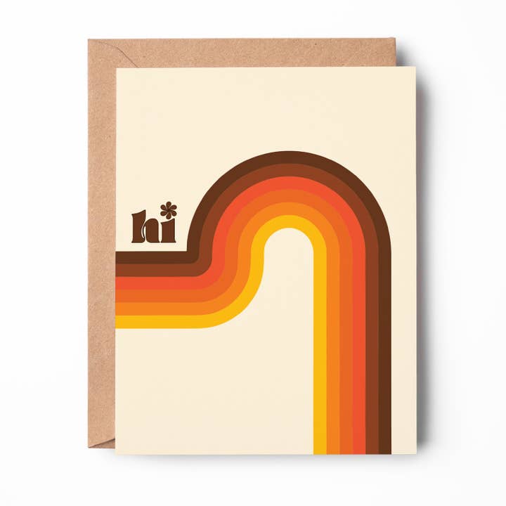 Carte Salut pour la vente par GiGi Thomas Designs