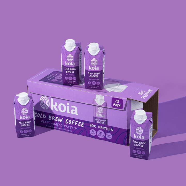 Koia - Wholesale Iced Coffee/Cold Brew - Cold Brew Coffee Nutrition Shake - 12pk Shelf Stable2
