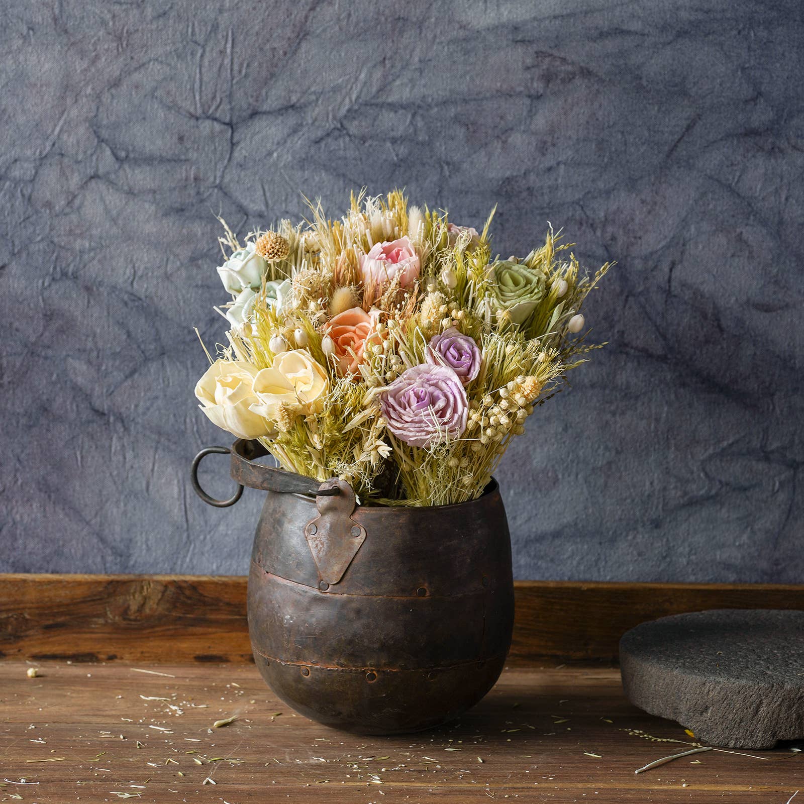 Blue Ocean Traders - Wholesale Dried/Pressed Flowers - Dried Flower Bouquet Mixed Color, Small1