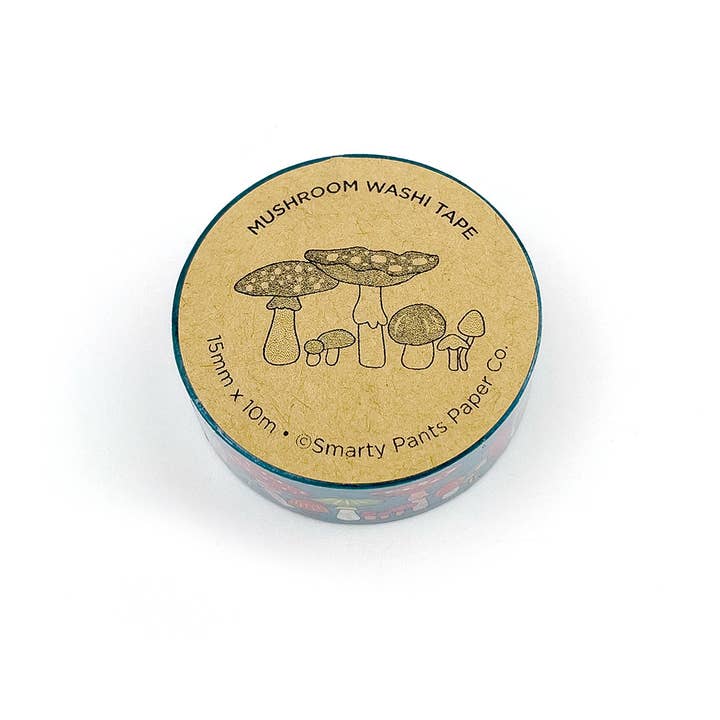Smarty Pants Paper - Wholesale Washi Tape - Mushroom Washi Tape1