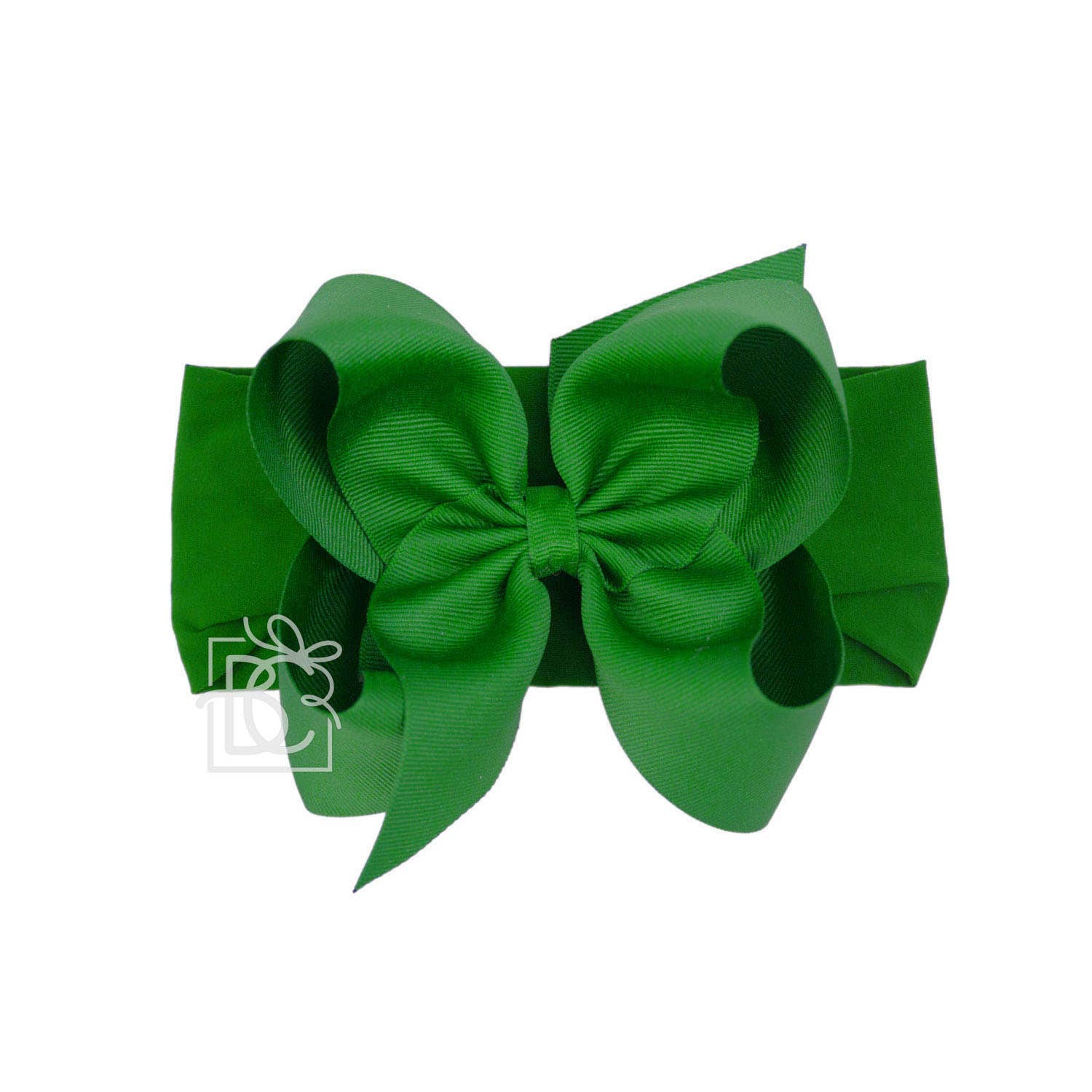 Beyond Creations, LLC - Wholesale Fashion Headband - Kids - WIDE PANTYHOSE HEADBAND W/CLASSIC GROSGRAIN BOW60