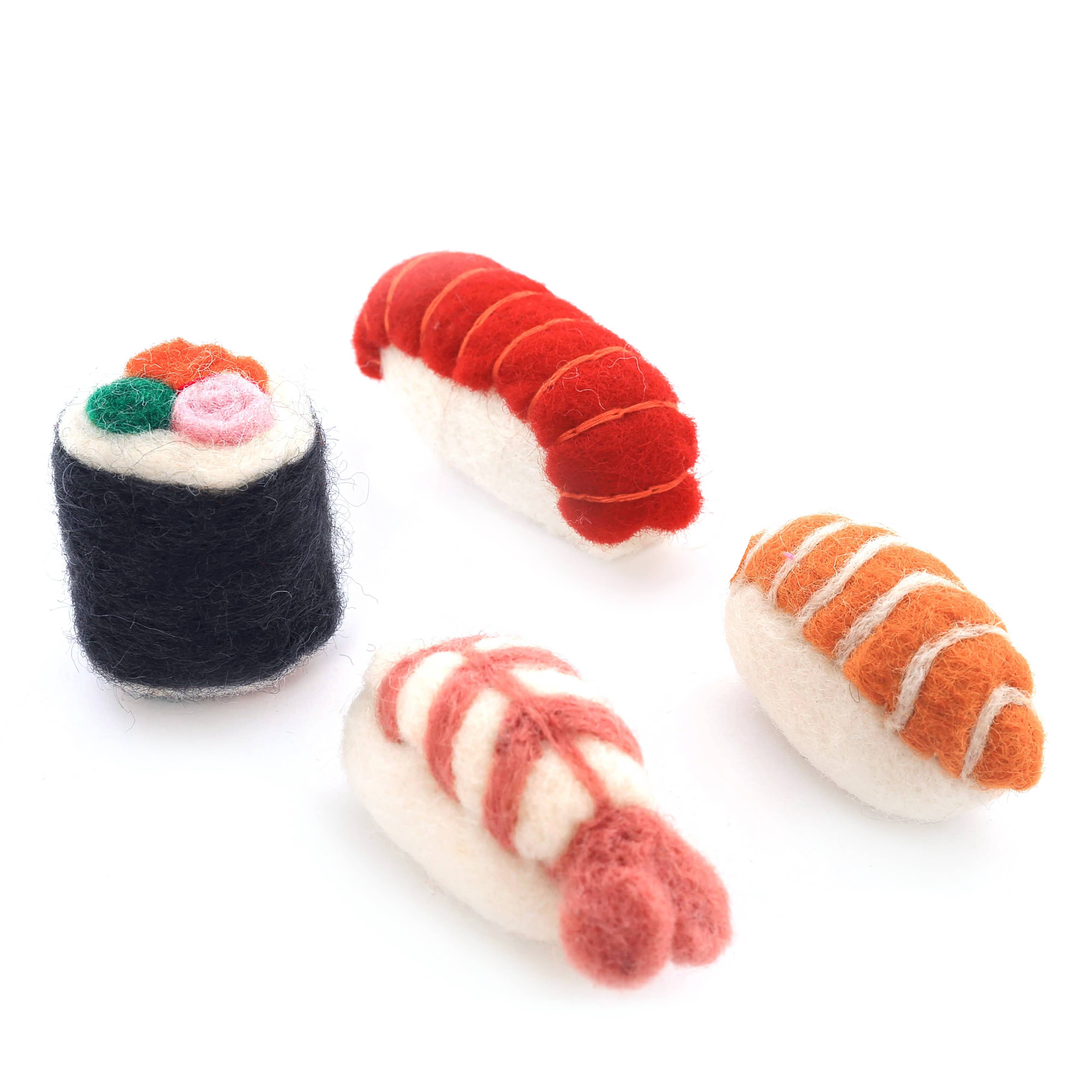 The Foggy Dog - Wholesale Pet Toy - Cat - Sushi Cat Toy,  Prawn Nigiri1
