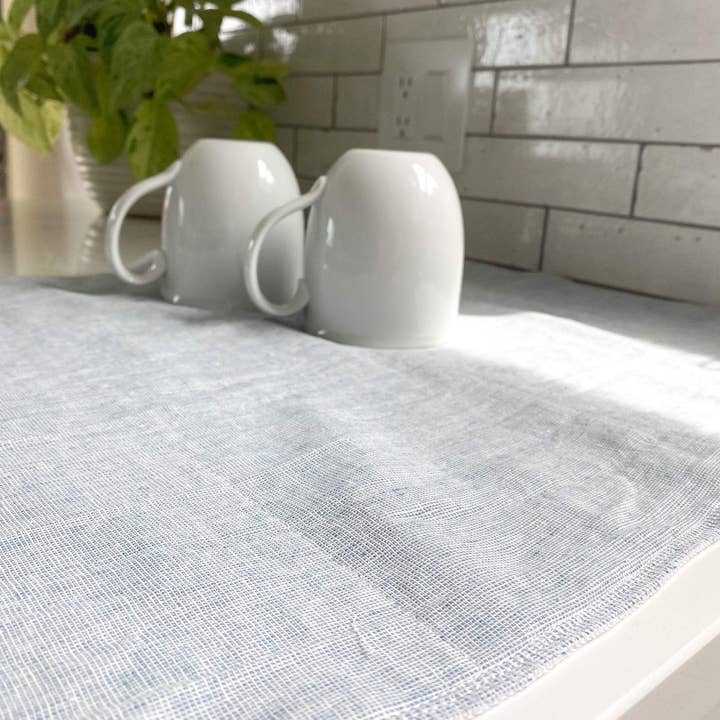 Linen Dish Drying Mat for wholesale by Hammer & Thread