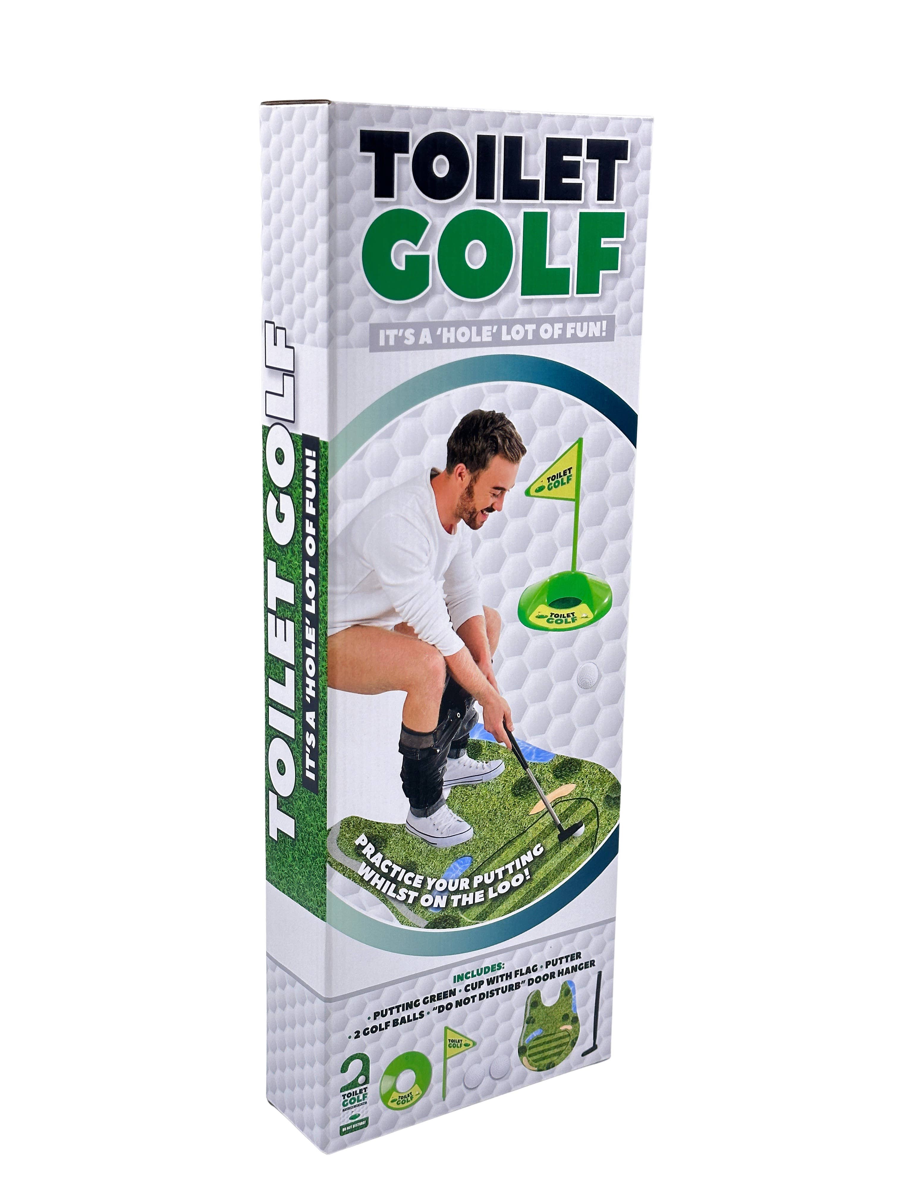 The Diabolical Gift People - Novelty Gifts, Christmas Gifts - Wholesale Gag Gift/Novelty Gift - Toilet Golf - Father's Day, Novelty Gifts, Golf Gifts