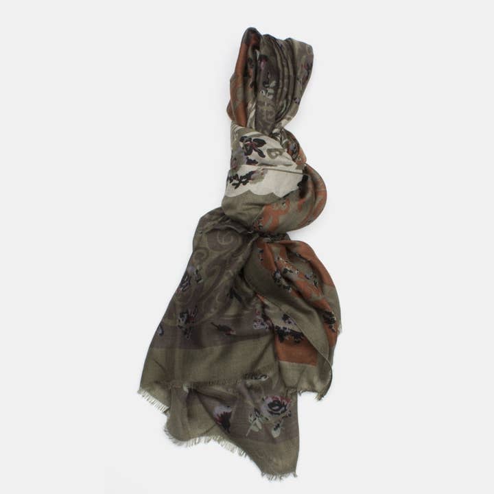 Eupen Sjal Grön for wholesale by 7East