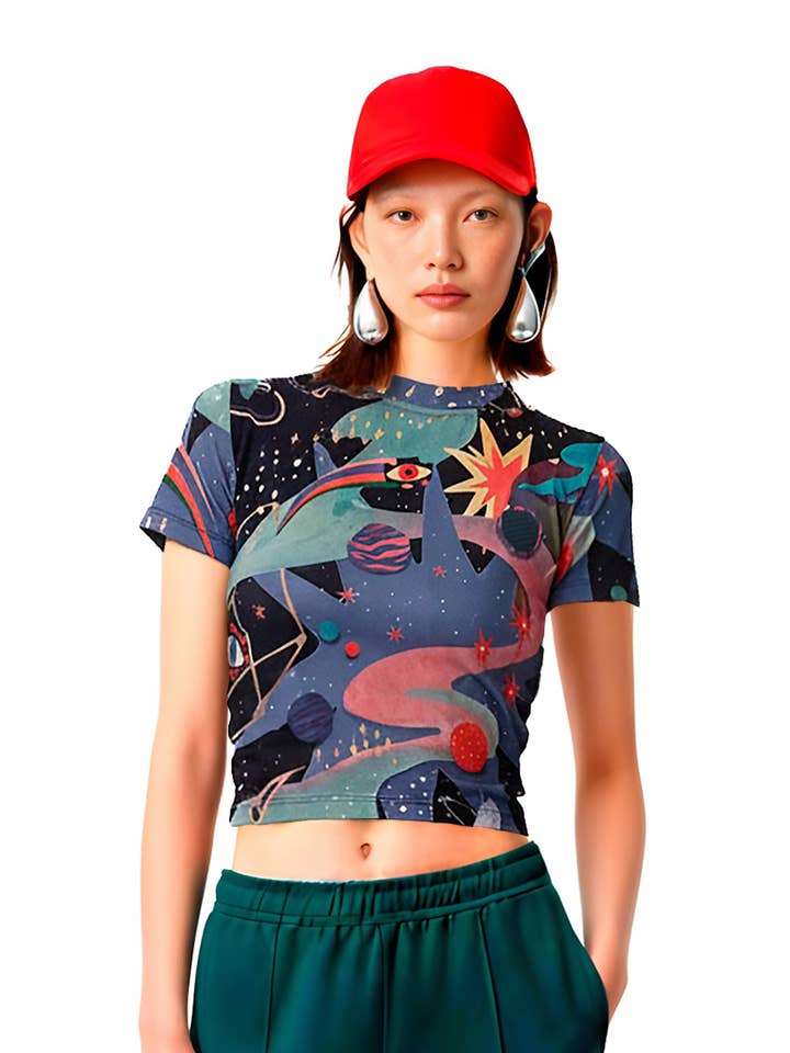 COSMOS BAUCHFREIES KURZARM-OBERTEIL für den Großhandel von Pitaya Yoga