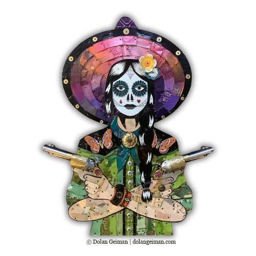 Dolan Geiman - Vente Décoration murale - Décoration Murale | Art Mural Cowgirl de l'Ouest | SANTA FE SASS