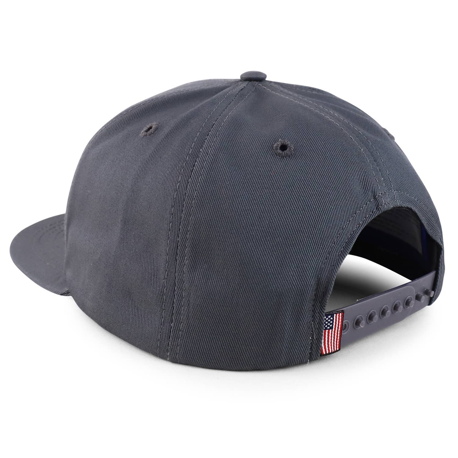 Trendy Apparel Shop - Wholesale Flat Brim Cap - Unisex - Made in USA Structured 6 Panel Flat bill Snap back Cap6