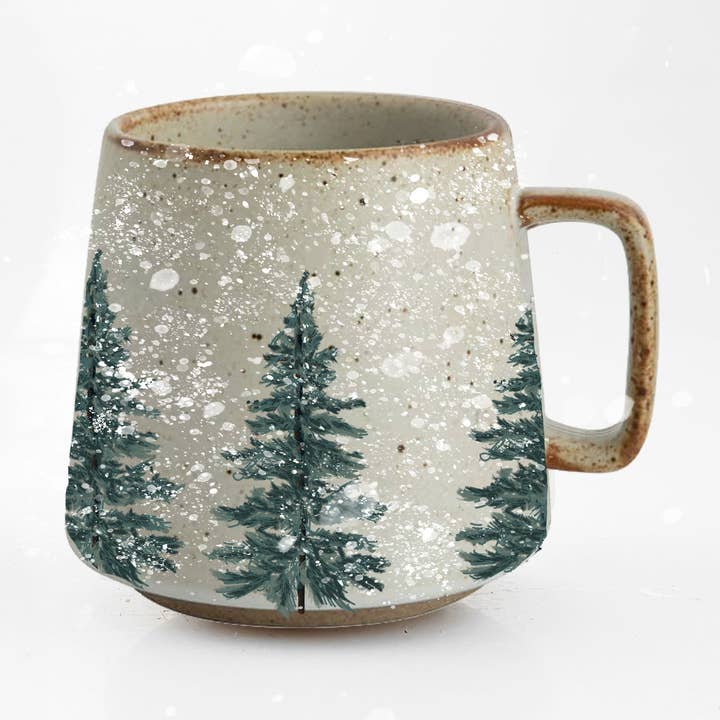 Artsy Em - Wholesale Coffee Mug - Snowy Trees Mug0