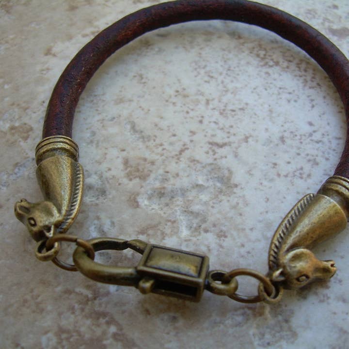 Urban Survival Gear USA - Vente Bracelets à breloques/pendentifs - Bijoux pour chevaux, bracelet en cuir, bracelet pour cheval, pour hommes, femmes, unisexes, équins, équestres, bijoux, cadeau, bracelet2