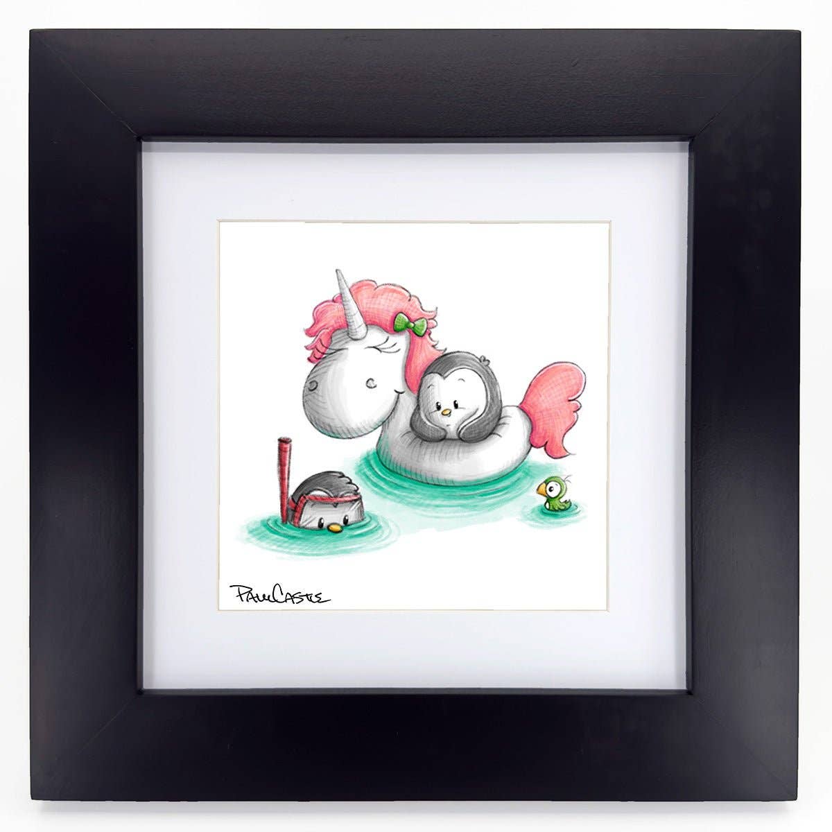 Paul Castle Studio - Wholesale Art Print - Beach Day Pengrooms - Art Print2