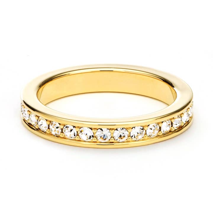 Eternity Stackable Multi-Stone Ring with Round Crystals for wholesale by My Jewellery Story