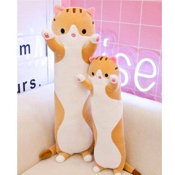 Showcase - Wholesale Stuffed/Plush Toy - Kids & Baby - Long Animal Plush Toy Styles (3FT Long!) | Orange Tabby Cat