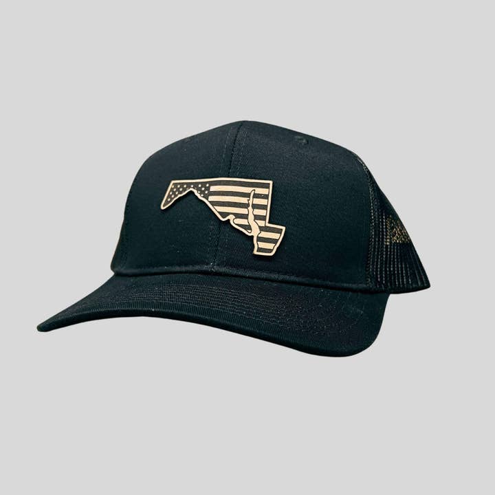 Maryland State Flag Outline Hat – 208Tees for wholesale by 208T2.0