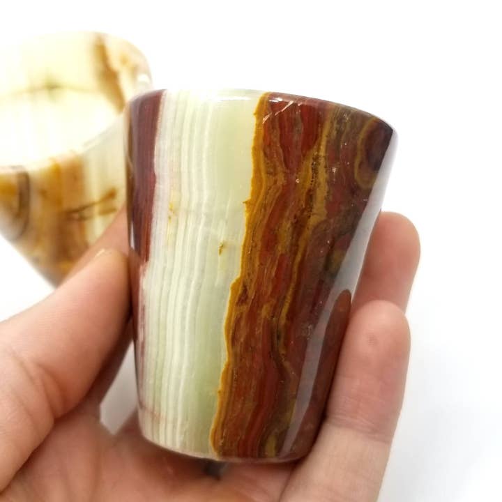 Multicolor Onyx Shot Glass for wholesale on Faire3