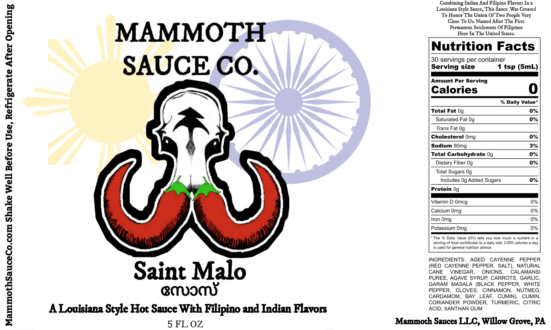 Mammoth Sauces LLC - Wholesale Hot Sauce - St Malo1
