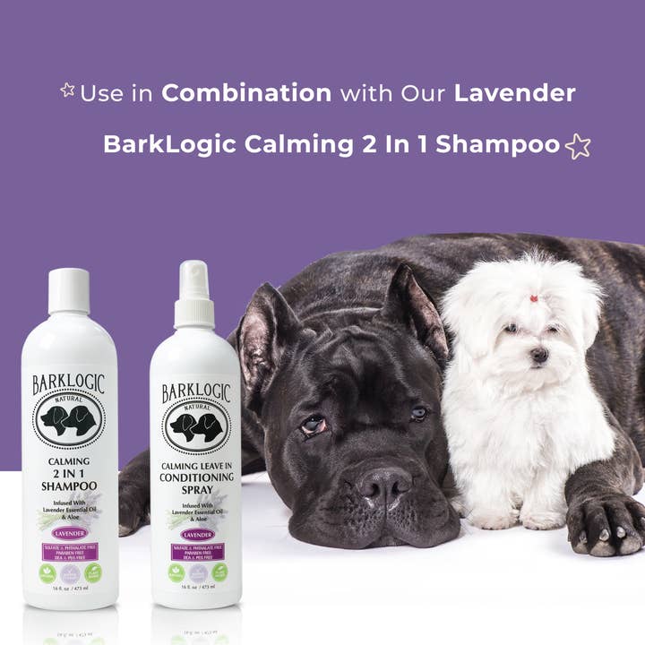 Logic Products - Wholesale Pet Spray - Dog - BarkLogic Calming Leave In Conditioner Spray - Lavender