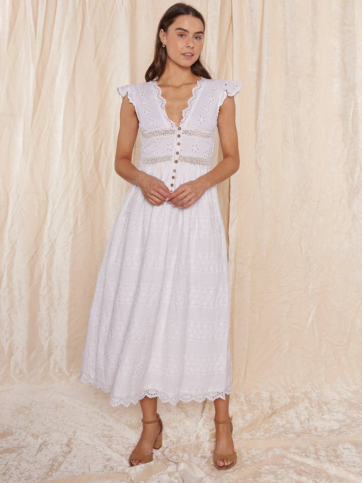 Luna Knapp Ner Maxi för wholesale av RAGA