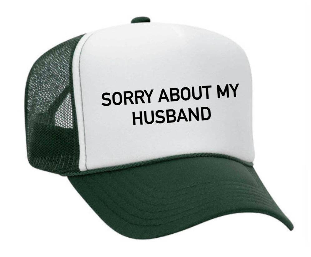 Inappropriate Trucker Hats - Wholesale Trucker Hat - Women's - Sorry About My Husband Trucker Hat28