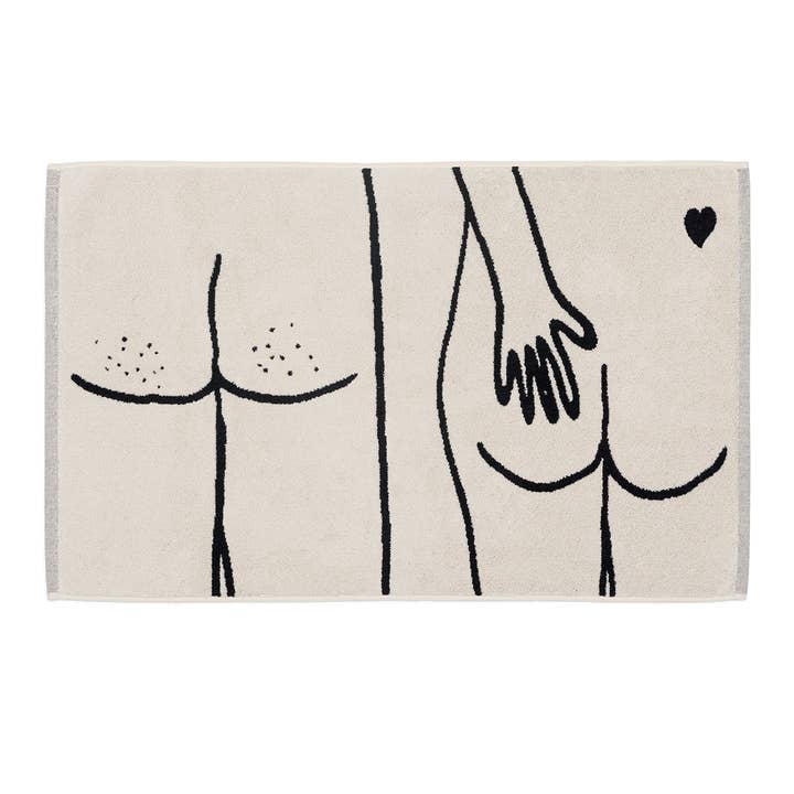 helen b - Wholesale Bath mat - bath mat naked couple back2