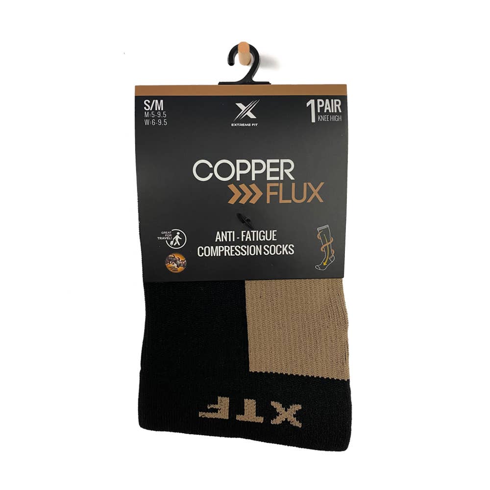 Extreme Fit Wholesale - Wholesale Socks - Unisex - COPPER-INFUSED COMPRESSION SOCKS - 6 ASST COLORS2