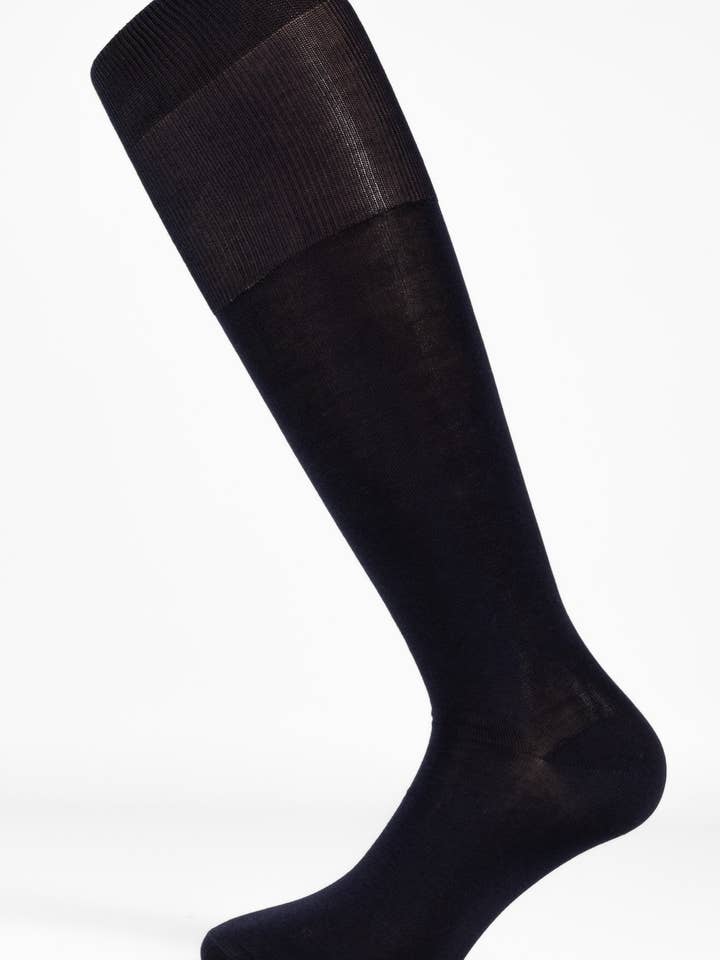 Effen gekleurde geschoren sokken voor heren voor wholesale door Calze Yemega