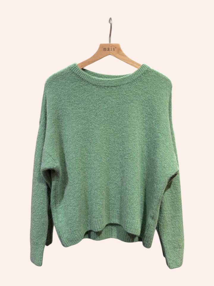 NAÏS PARIS – wholesale Pullovertröja - Dam – Rundhalsad tröja med långa ärmar i 30% superfint alpacka22