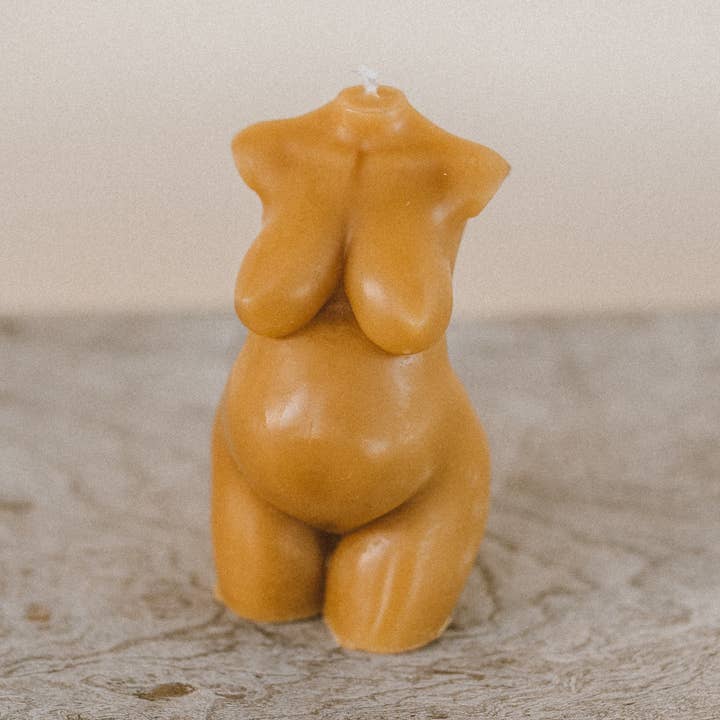 Mother Madre Bees - Wholesale Novelty Candle - Fertile Mama — Beeswax Affirmation Candle0