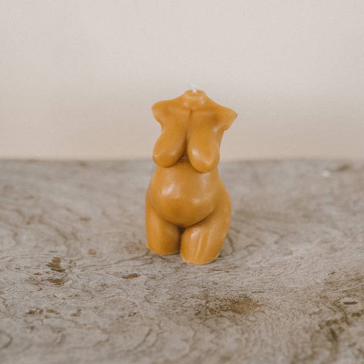 Mother Madre Bees - Wholesale Novelty Candle - Fertile Mama Beeswax Candle