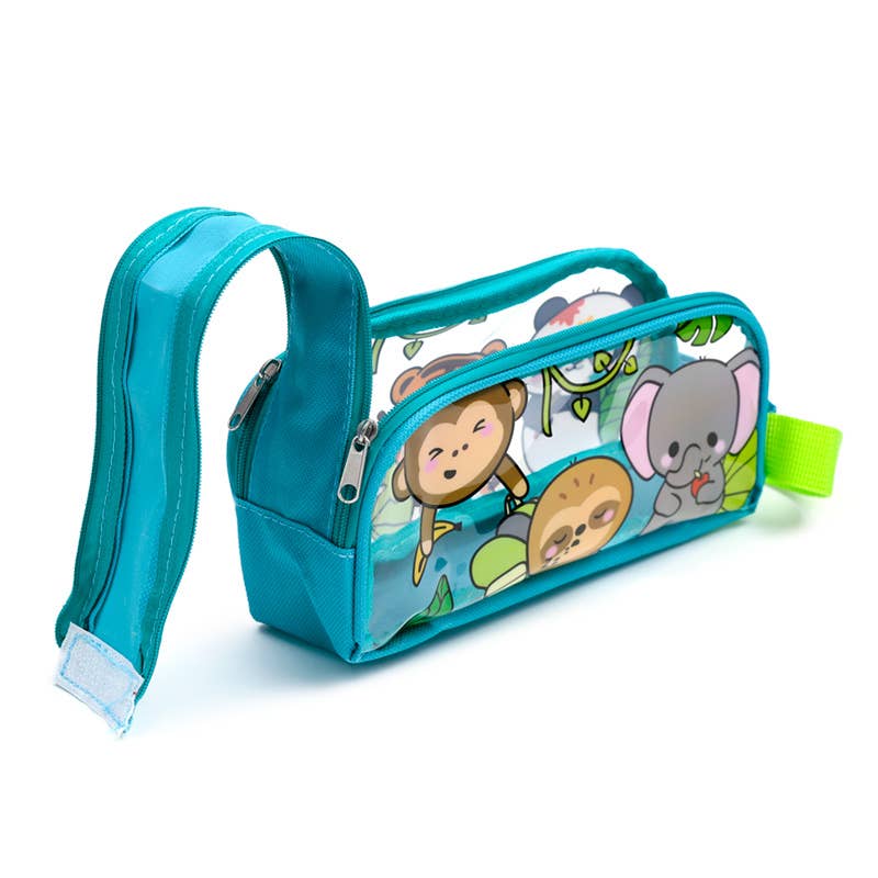 Puckator Ltd – wholesale Pencil case/pouch – Adoramals Wild Clear Window Pencil Case3
