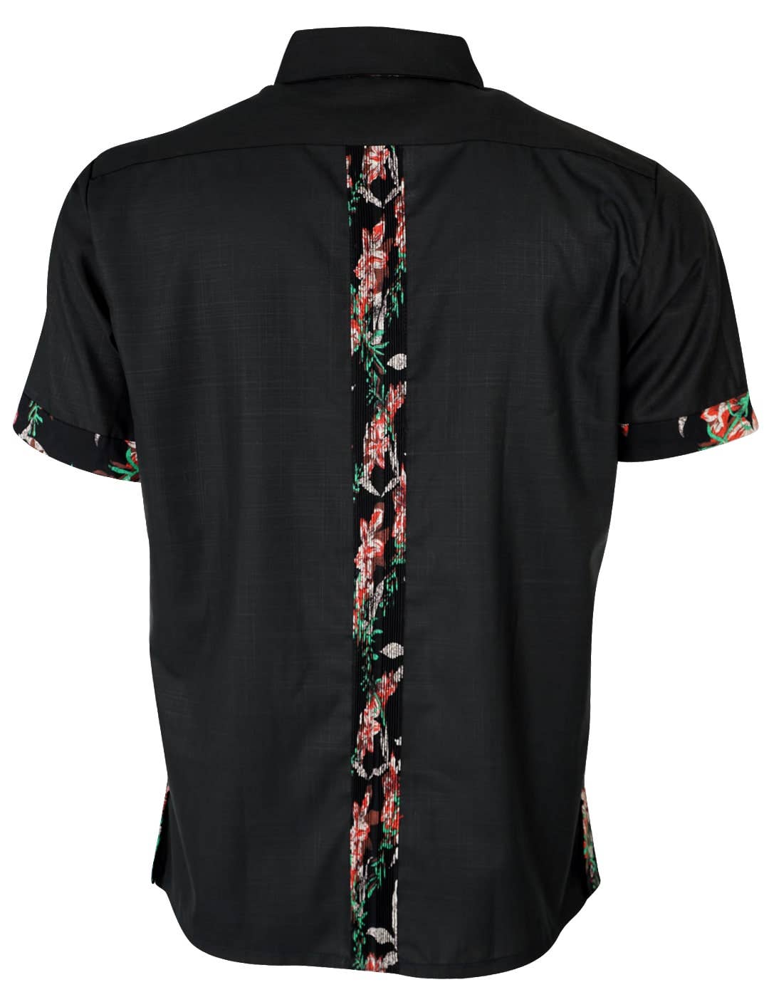 Y.A.Bera Clothing Modern Guayaberas - Wholesale Button Down Shirt - Men's - Midnight in Maui Guayabera2