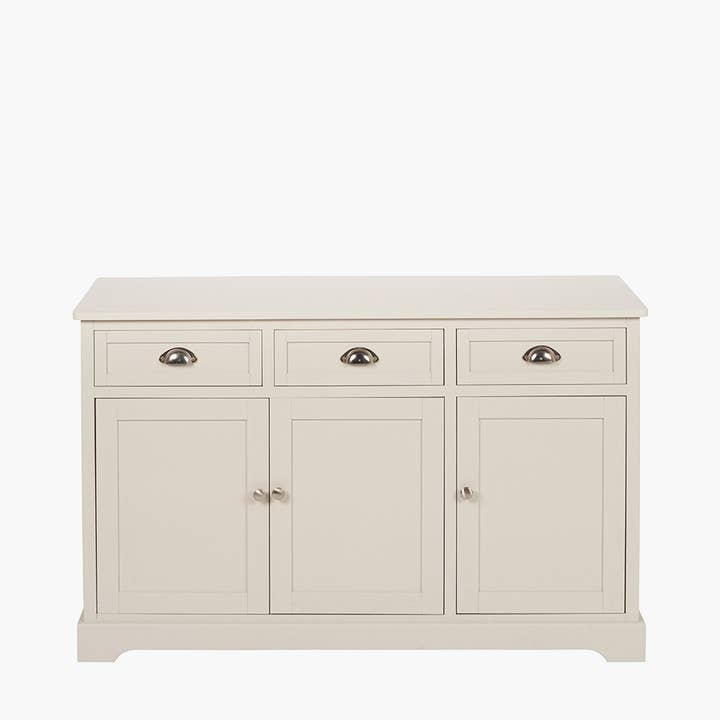Croft Linen Pine Wood 3 Door 3 Drawer Unit for wholesale by Pacific Lifestyle Limited