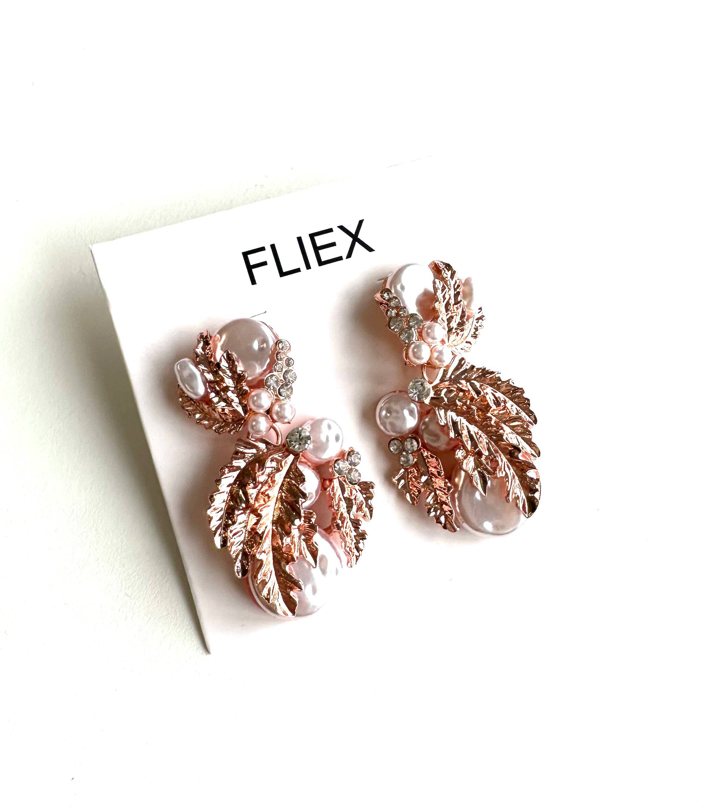 Emilie collection - Wholesale Dangle Earrings - Statement earrings rose gold2