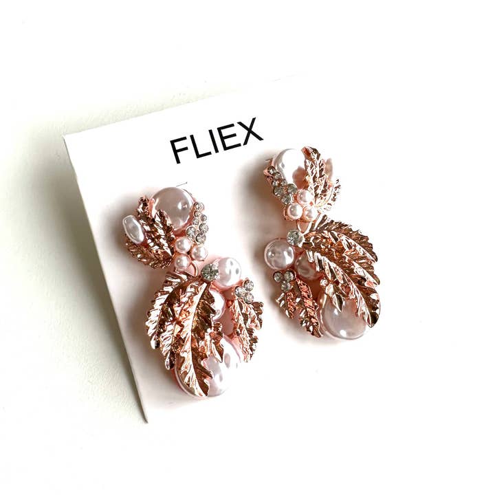 Emilie collection - Wholesale Dangle Earrings - Statement earrings rose gold2