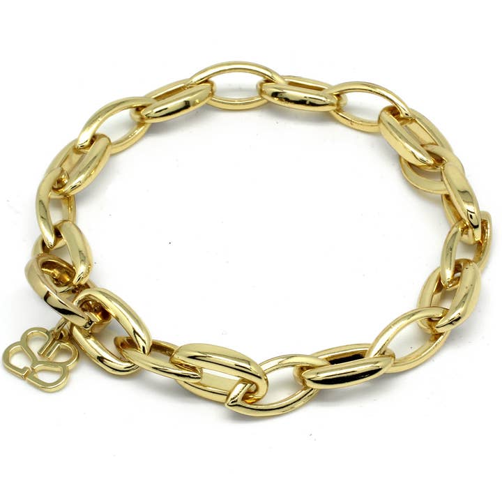 Dene guld Chunky kedja armband för wholesale av Boho Betty