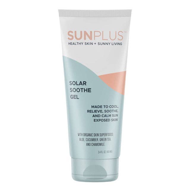 SUNPLUS – wholesale After-sun/sun damage repair cream – Hydrating & Cooling Solar Soothe Gel with Cucumber, Green Te0