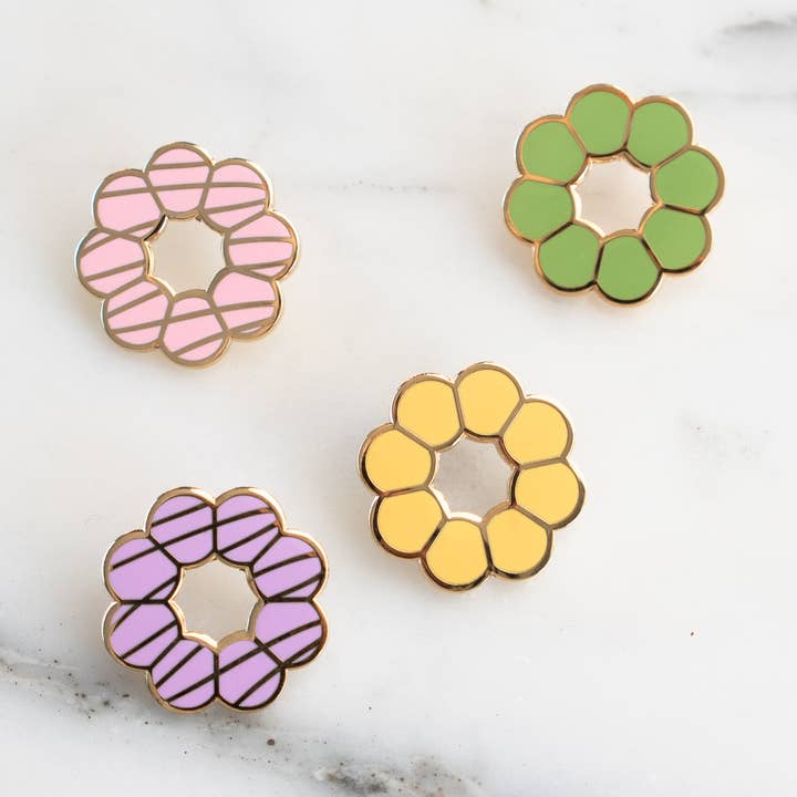 Mochi Donut Pin for wholesale by Everyday Olive