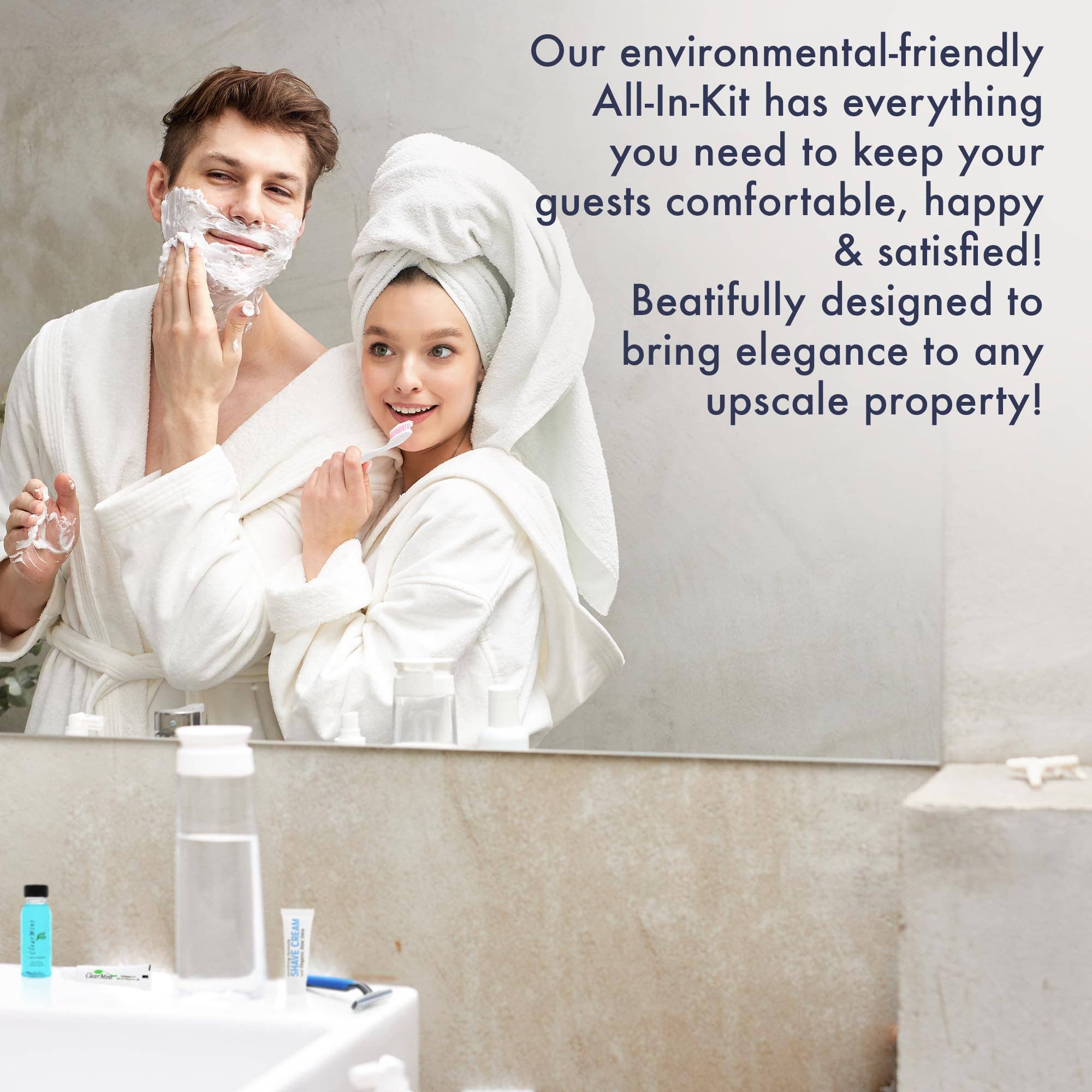 Diversified Hospitality Solutions – wholesale Toiletry bag – Unisex – Personal Care Travel Size Toiletries | 1-Shoppe All-in-Kit Hotel Amenities Bulk | Travel Shaving Set, Toothbrush & Paste, Mouthwash, Makeup Wipes, Swabs, Nail File & Sewing Kit | 75 Pcs3