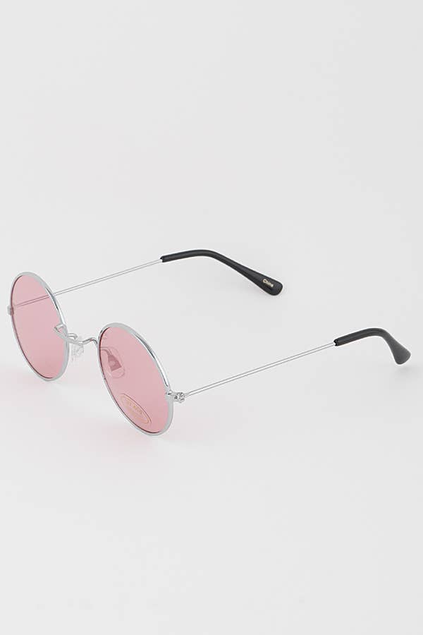 Multicolore Lunettes de soleil rondes teintées brillantes 1001COF en vente sur Faire1