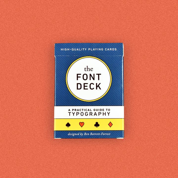 Knowhow Studio - Wholesale Playing Cards - The Font Deck: Playing Cards about Typography