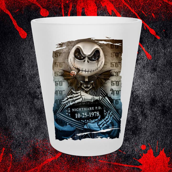 Mommas Craft Workshop - Wholesale Shot Glass - Nightmare Before Christmas Character Inspired Shot Glasses0