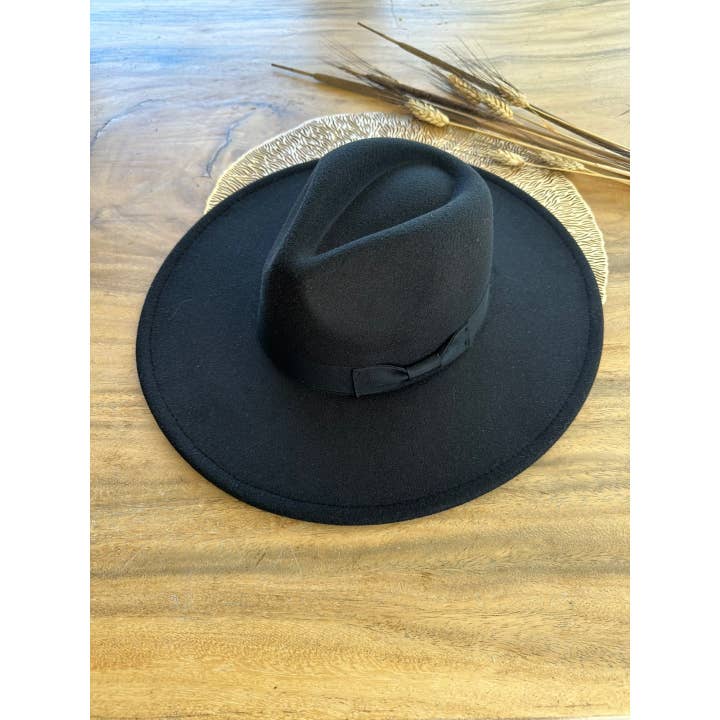 Bella Betty - Wholesale Fedora - Women's - Best seller Fashion Classic Wide Brim Felt Hat With Ribbone