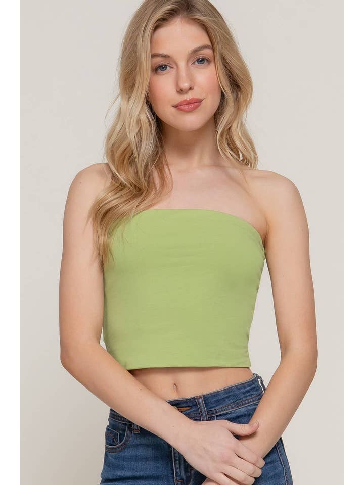 Vanilla Monkey - Wholesale Sports Bra - Women's - Solid Crop Tube Top1